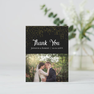 Carte Postale Merci de Mariage photo customisé