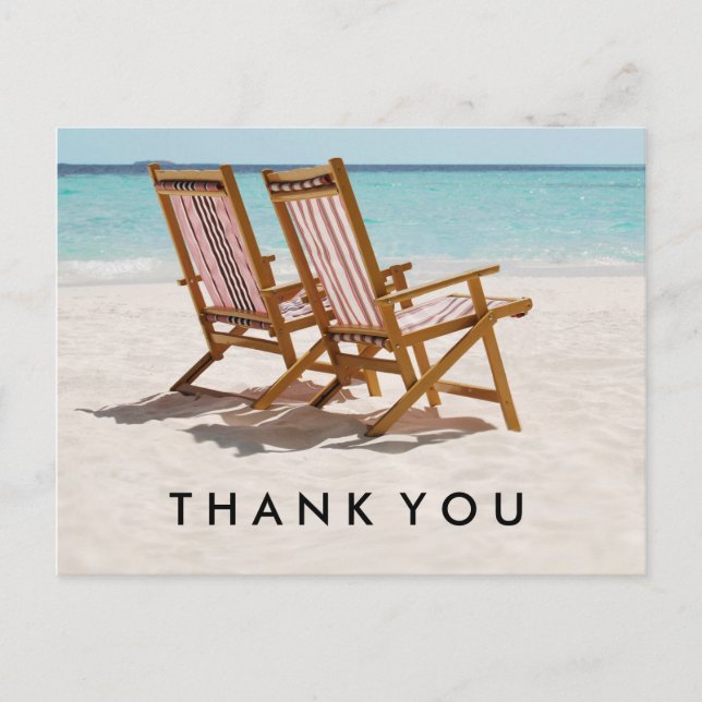 Carte Postale Merci de transats (Devant)