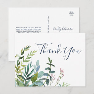 Carte postale Merci de verdure estivale