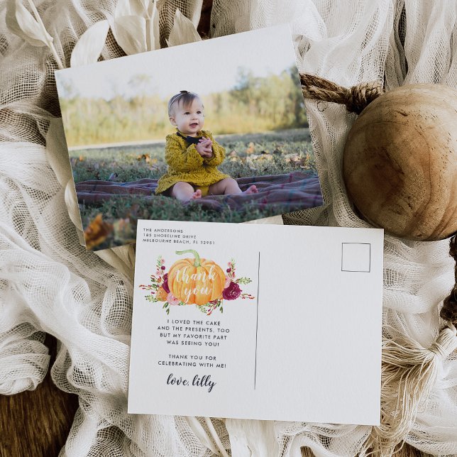 Carte Postale Merci de votre anniversaire pour les enfants de l' (Créateur téléchargé)