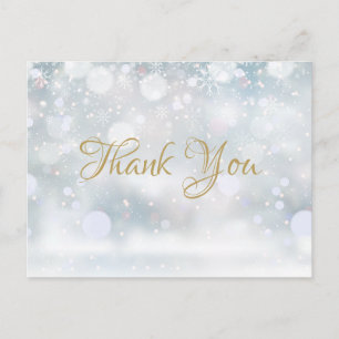 Carte Postale Merci d'entreprise de script minimaliste