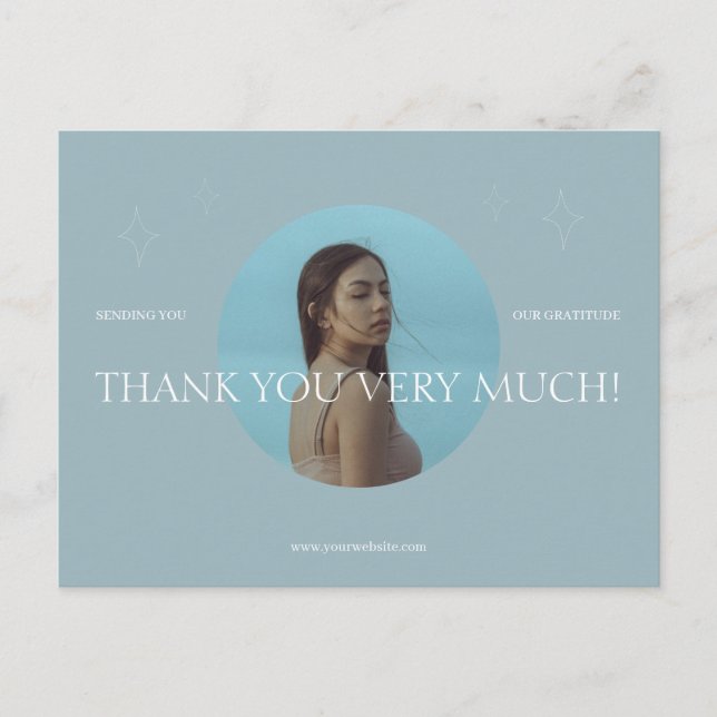 Carte postale Merci d'entreprise photographique mo (Devant)