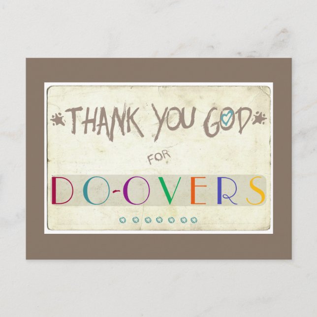 Carte Postale Merci Dieu pour les déportations (Devant)