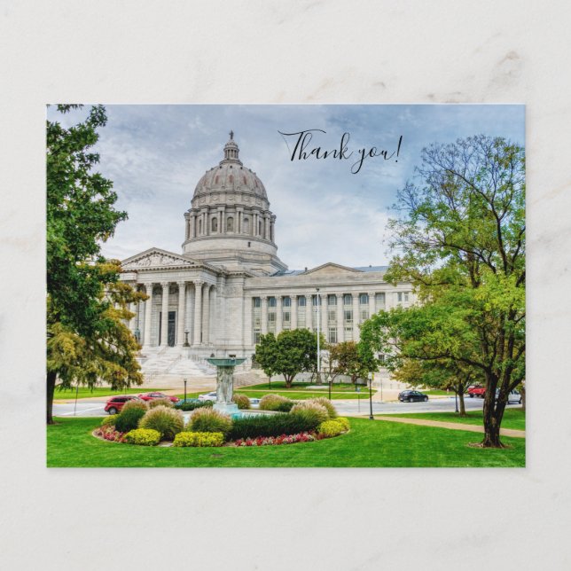 Carte postale Merci du Missouri Capitol (Devant)