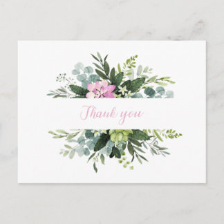 Carte Postale Merci Fête des mariées