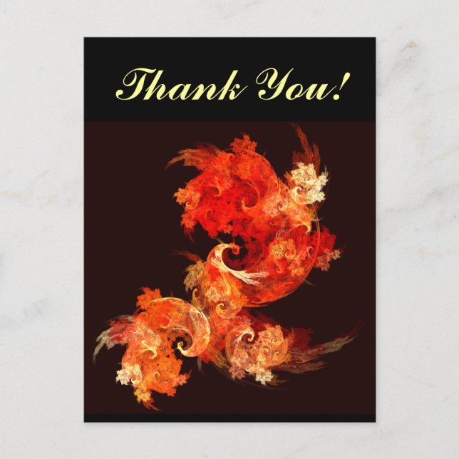 Carte postale Merci Firebirds (Devant)