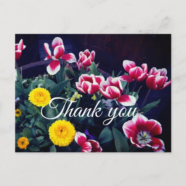 Carte postale Merci Fleurs de printemps #4 (Devant)