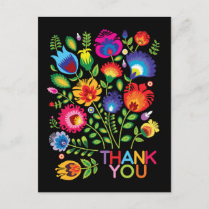 Carte Postale Merci folklore personnalisable