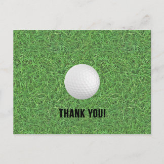 Carte postale Merci Golf
