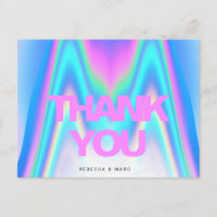 Merci Holographique Irridescent Y2K