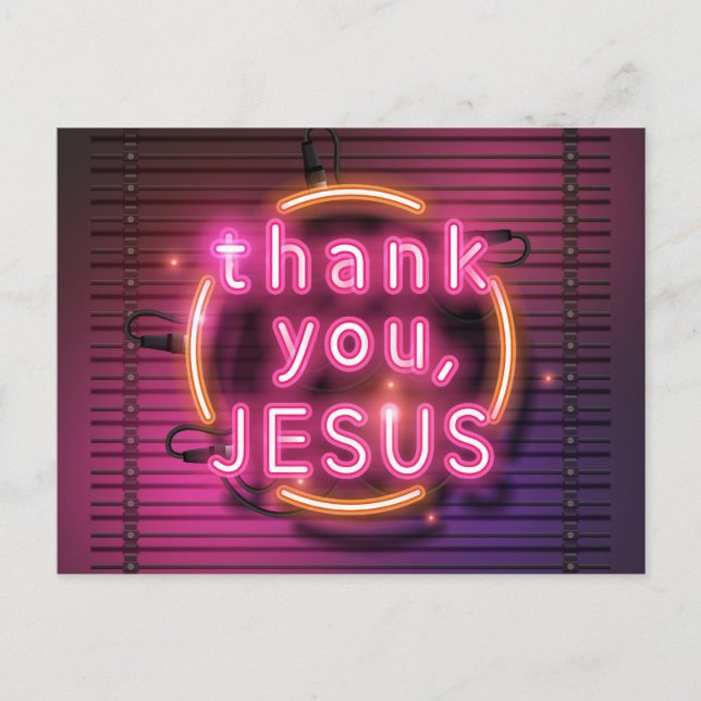 Carte Postale Merci Jésus ! (Devant)