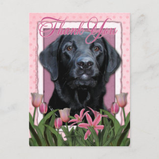 Carte Postale Merci - Labrador - Noir - Gaz