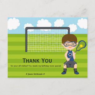 Carte Postale Merci Lacrosse