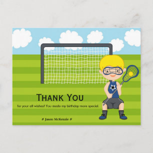 Carte Postale Merci Lacrosse