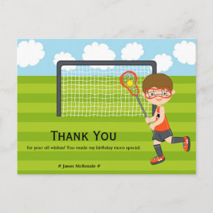 Carte Postale Merci Lacrosse