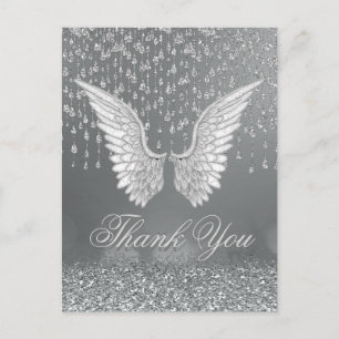 Carte Postale Merci   Larmes d'argent