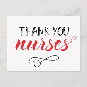Carte Postale Merci les infirmières   Police amusante