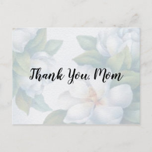 Carte Postale Merci Maman Faded White Dogwood Blossings