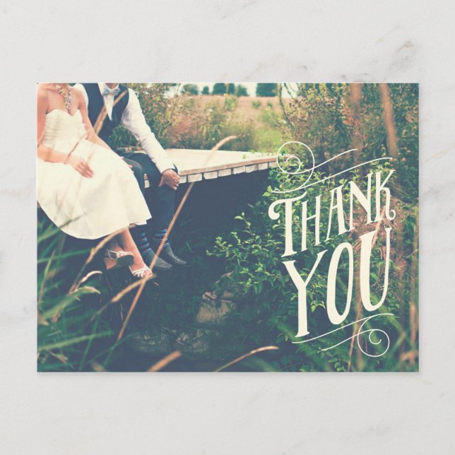 Carte postale Merci Mariage (Devant)