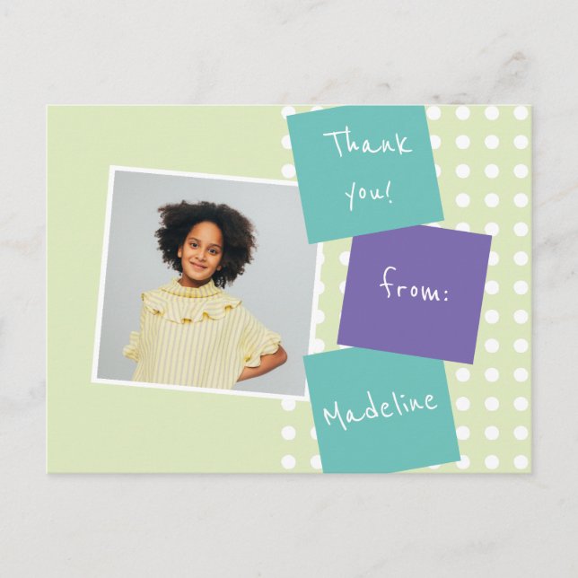 Carte Postale Merci mignon de la fin de la fête (Devant)