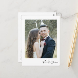 Carte Postale Merci moderne Mariage photo vertical