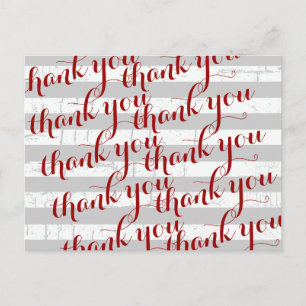 Carte Postale "merci" mots de gratitude