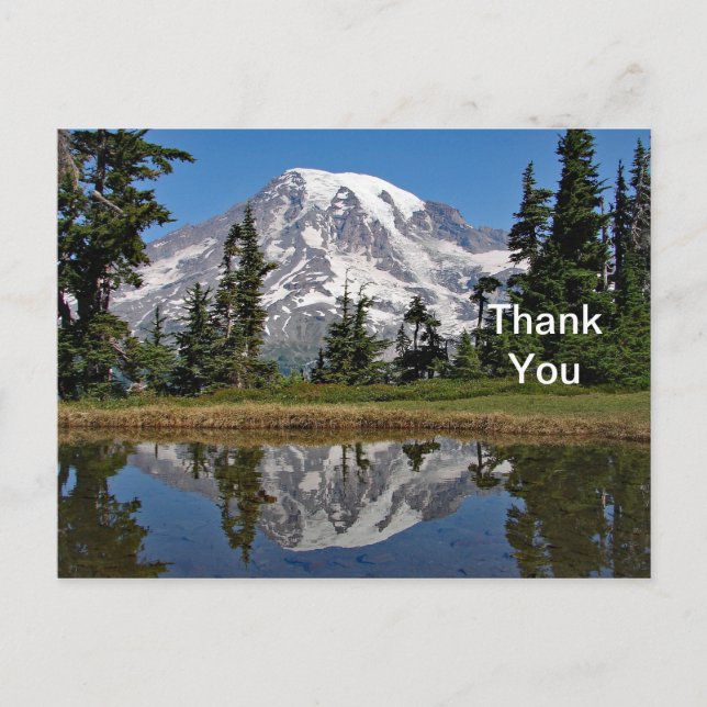 Carte postale Merci Mount Rainier 2 (Devant)