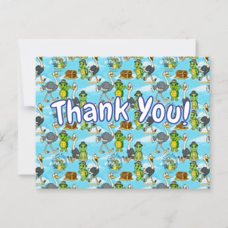 Carte postale Merci Nae et Lulu Adventures