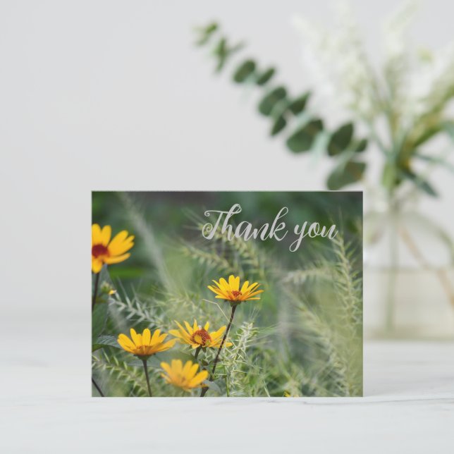 Carte postale Merci ou utilisez votre propre senti (Debout devant)