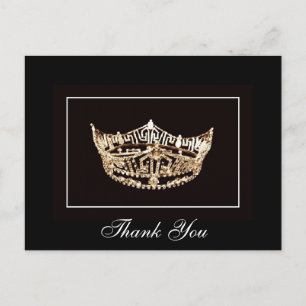 Carte postale Merci Pageant Crown