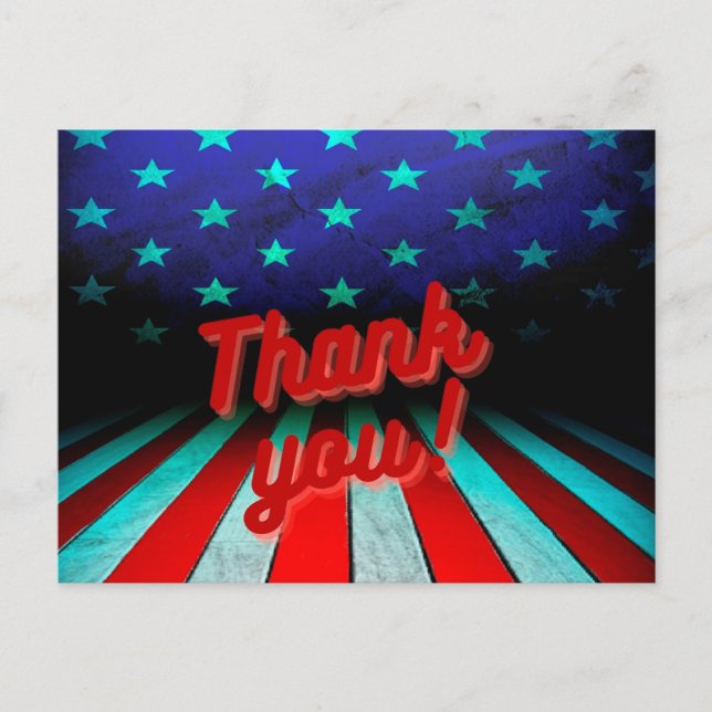 Carte Postale Merci patriotique ! (Devant)