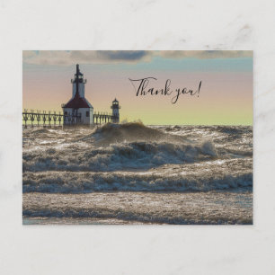 Carte postale Merci peint du phare Saint-Joseph