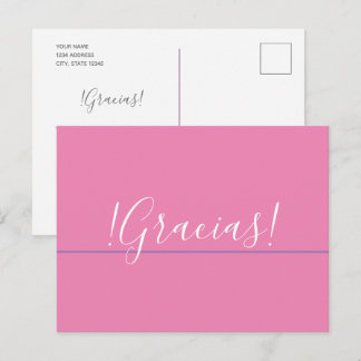 Carte postale - Merci ! - Personnalisé