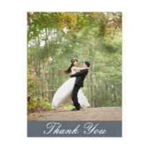 Merci photo de mariage personnalisé vertical