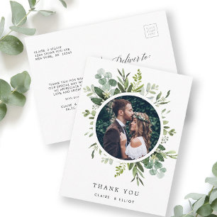 Carte Postale Merci photo Eucalyptus Green Foliage