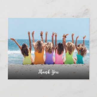 Carte Postale Merci photo personnalisé