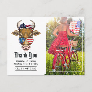Carte Postale MERCI photo sur le thème USA