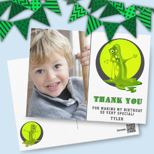 Carte Postale Merci pour la photo d'anniversaire du monstre de s