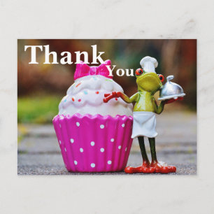 Carte Postale Merci pour les gâteaux