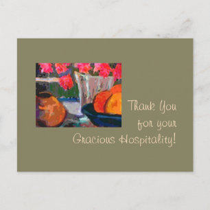 Carte Postale Merci pour votre Gracious Hospitality !