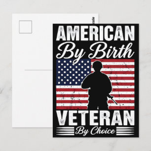 Carte Postale Merci pour votre service : la fête des vétérans 20