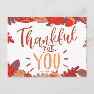 Carte Postale Merci pour vous