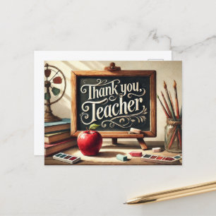 Carte Postale "Merci, Professeur !"