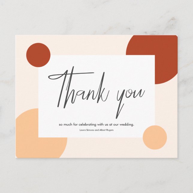 Carte Postale Merci tant pour célébrer avec nous notre.. (Devant)