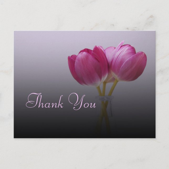 Carte postale Merci Tulips Spring (Devant)
