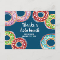 Merci un tas de beignet de trou personnalisé
