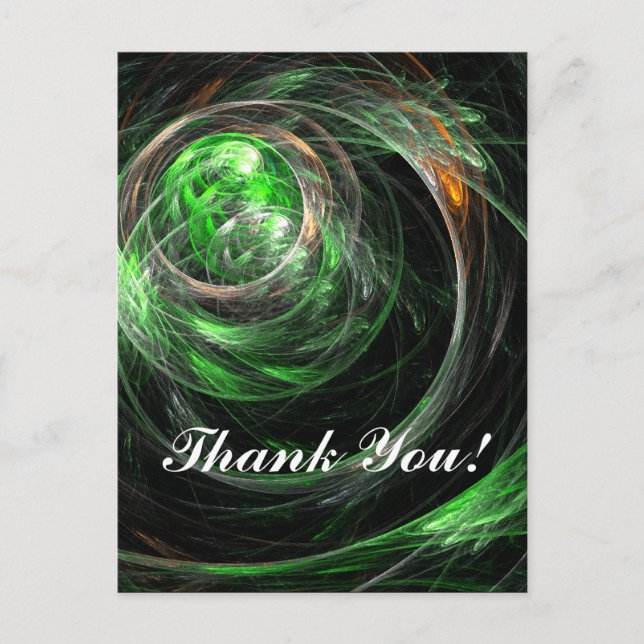 Carte postale Merci vert du monde entier (Devant)