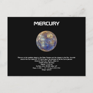 Carte postale Mercury