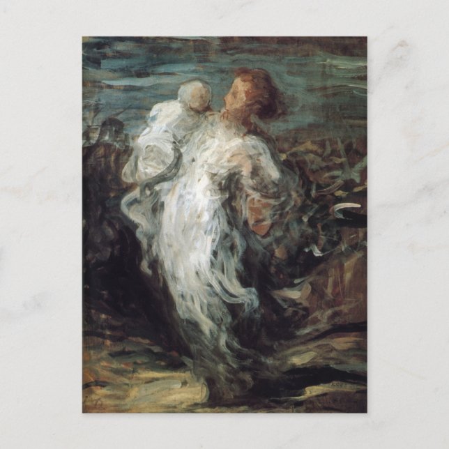 Carte postale "Mère avec enfant" (Devant)