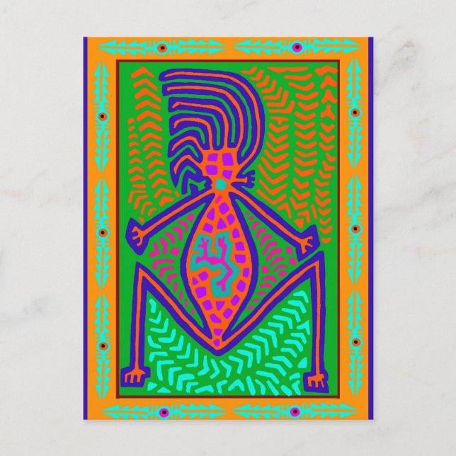 Carte Postale Mère de la Terre Shaman (Devant)
